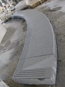 Bordure caniveau granit